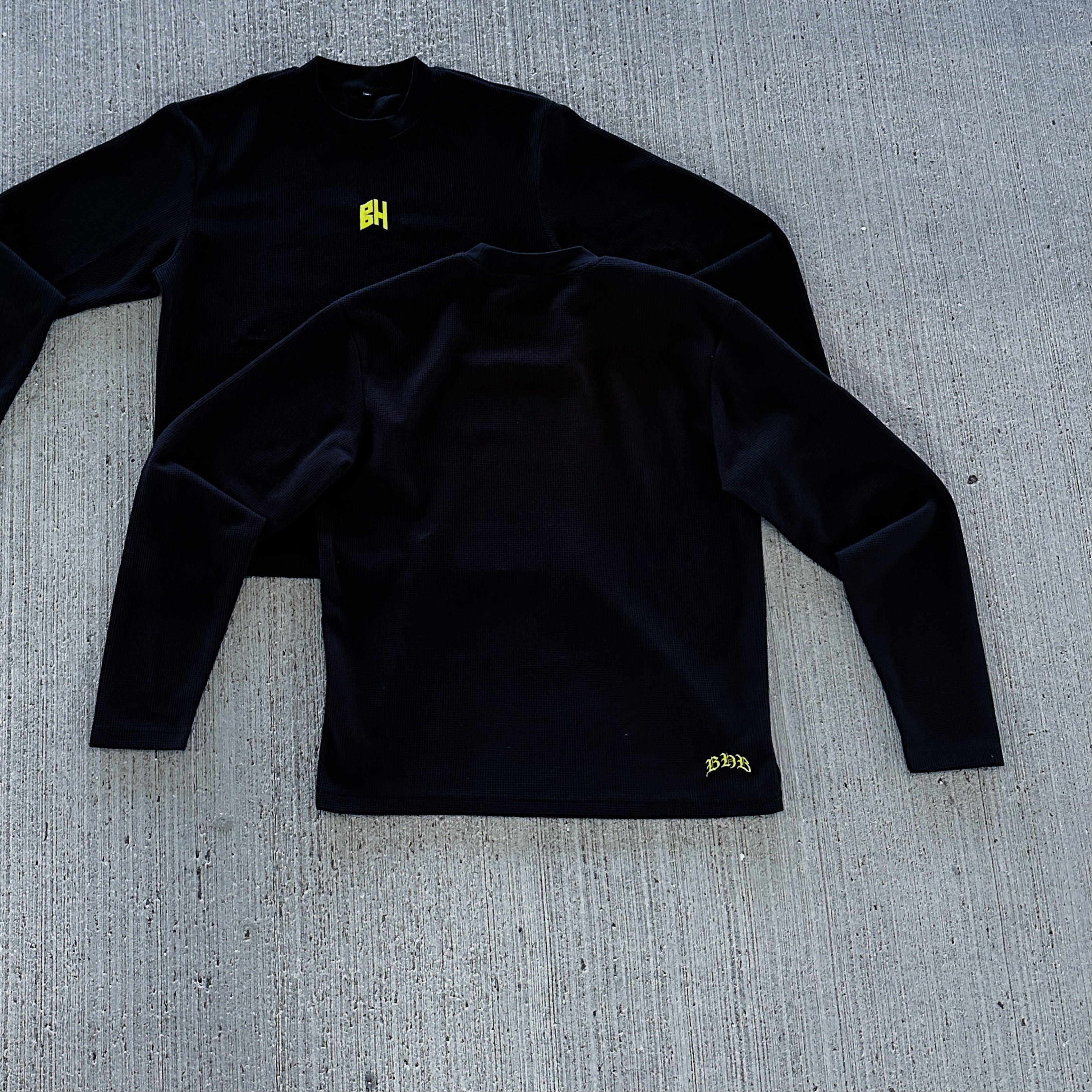 Long-Sleeve Waffle T-Shirt