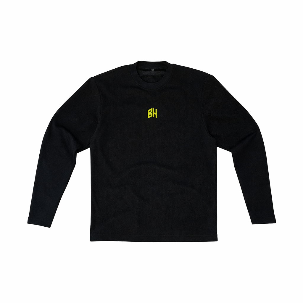 Long-Sleeve Waffle T-Shirt