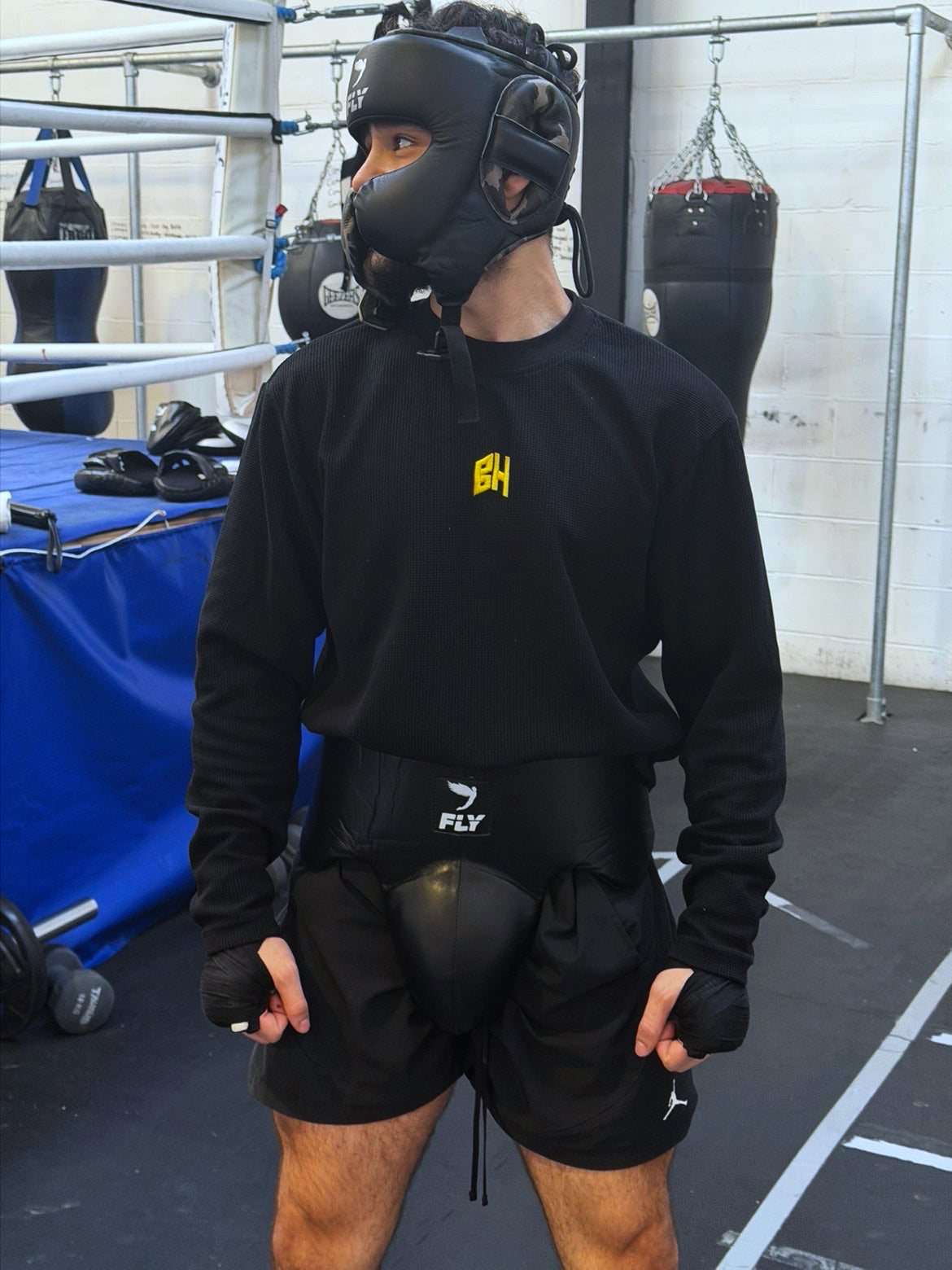 Long-Sleeve Waffle T-Shirt